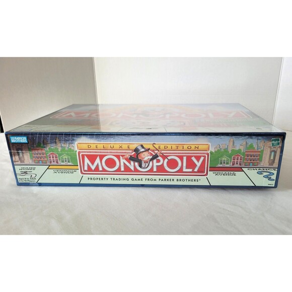 MONOPOLY Deluxe Edition (1998) – Factory Sealed – Vintage Parker Brothers Board - Picture 4 of 8